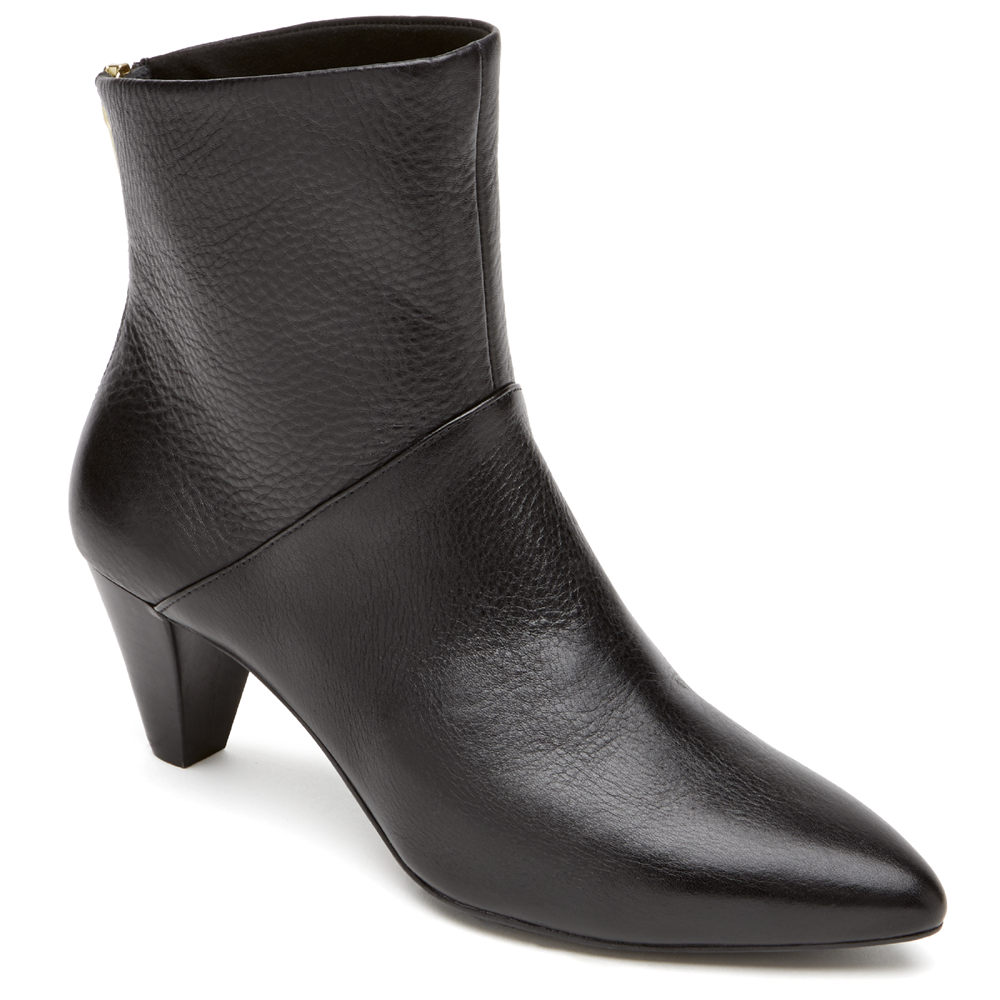 Rockport Singapore Womens Boots - Total Motion Saleya Cuff Black - UI6308574